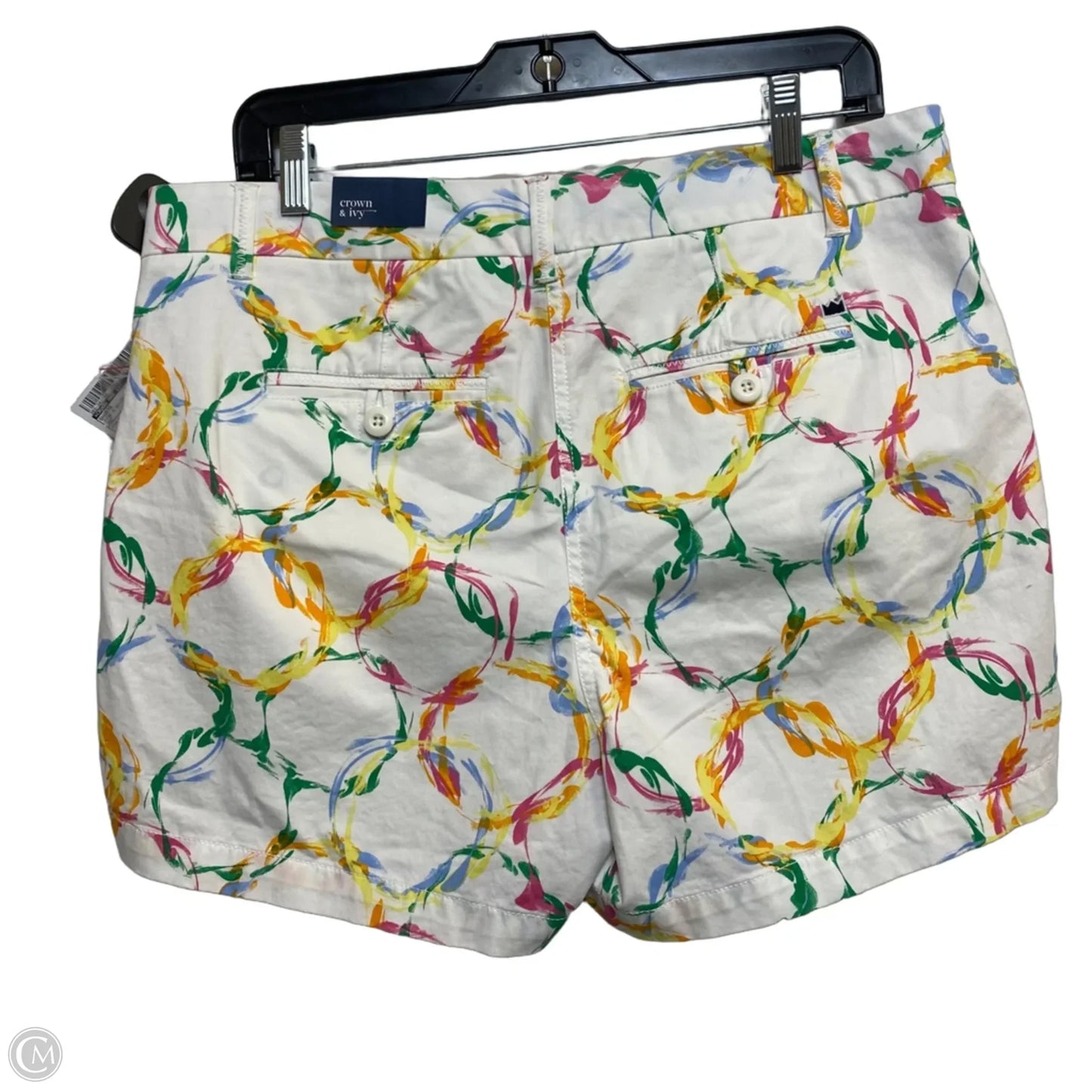 Shorts By Crown And Ivy In Pink & White, Size: 10