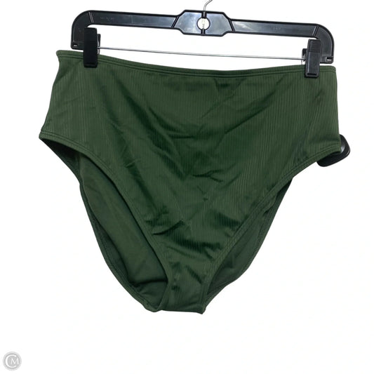 Swimsuit Bottom By Shade & Shore In Green, Size: L
