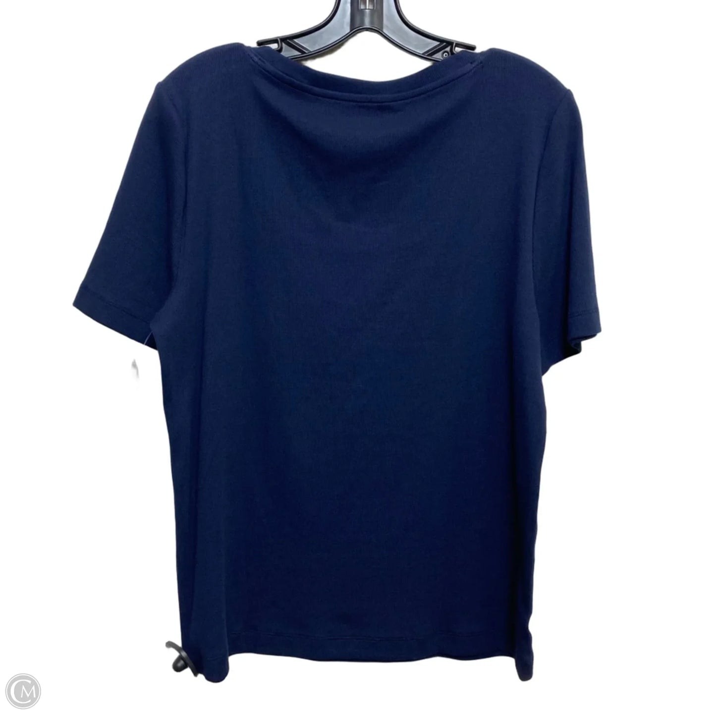 Top Short Sleeve Basic By Loft In Navy, Size: Xl