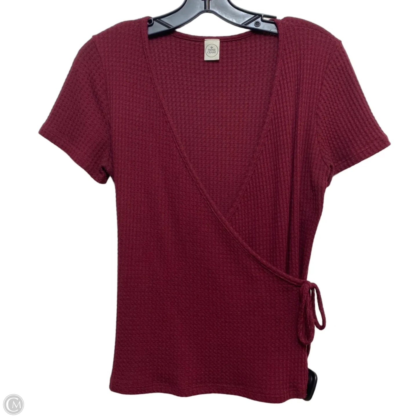 Top Short Sleeve By Paper Crane In Red, Size: M