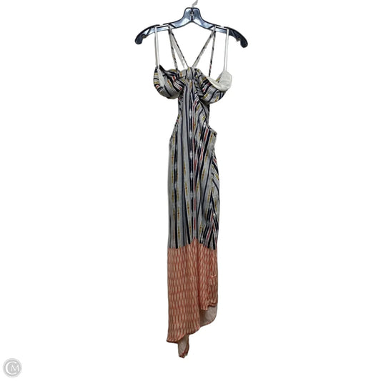 Dress Casual Midi By Anthropologie In Black & Brown, Size: S