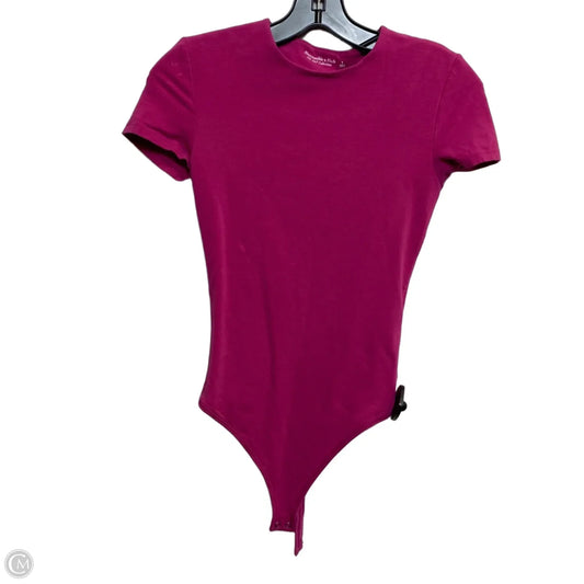 Bodysuit By Abercrombie And Fitch In Pink, Size: S