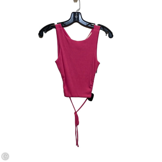 Top Sleeveless By Illa Illa In Pink, Size: S