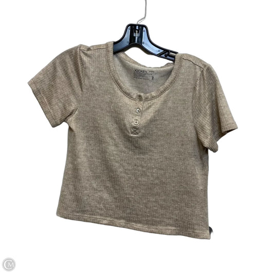 Top Short Sleeve By Jockey In Brown, Size: Xs