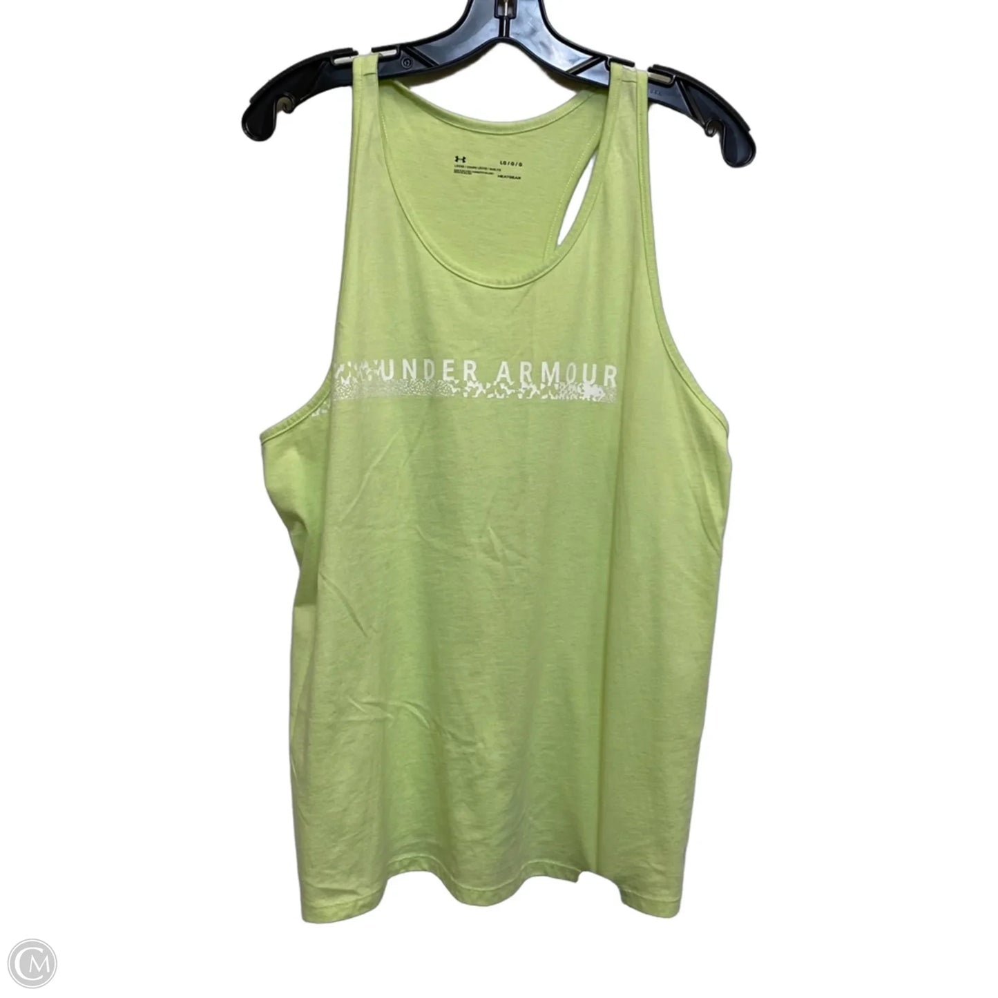 Athletic Tank Top By Under Armour In Green, Size: L