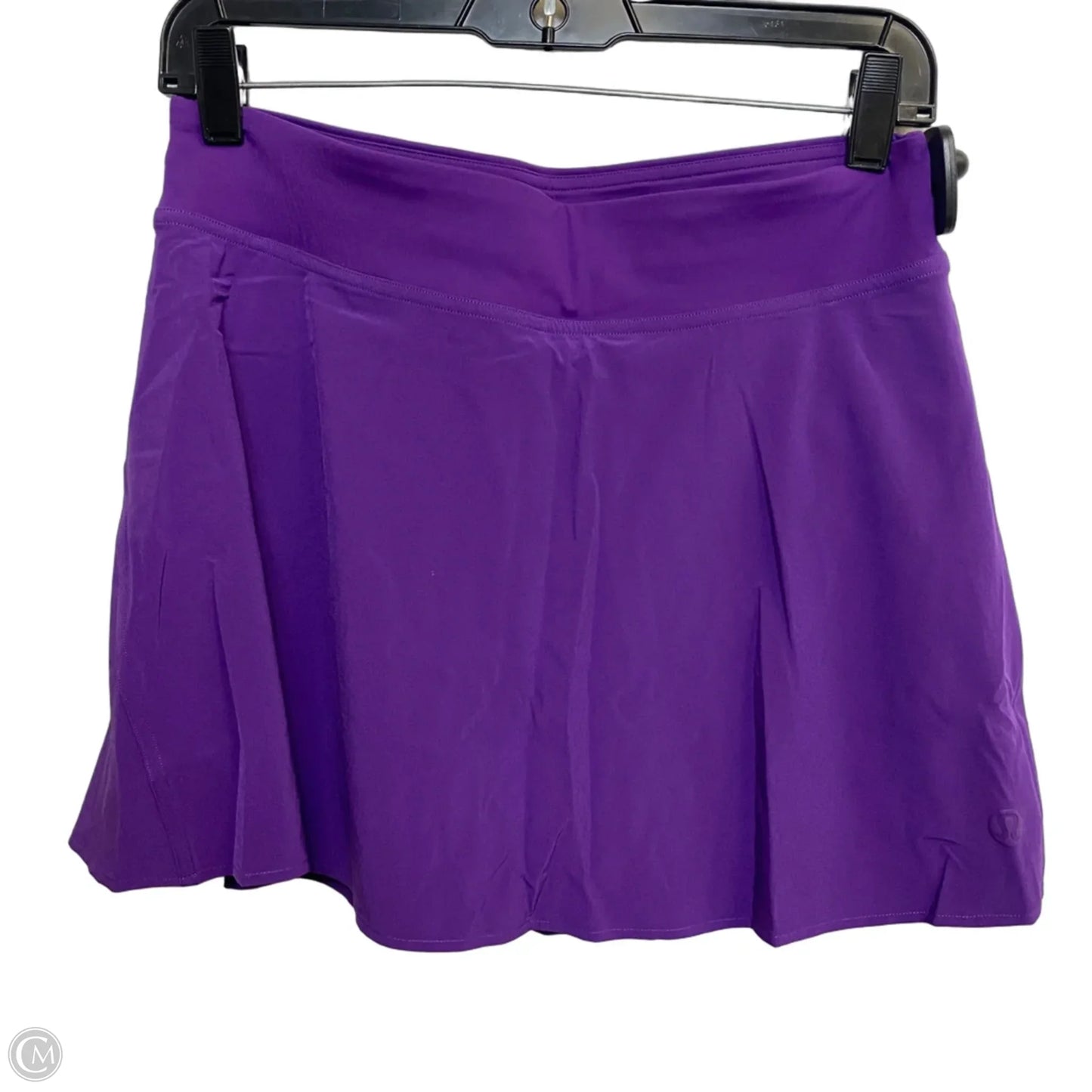Athletic Skort Designer By Lululemon In Purple, Size: M