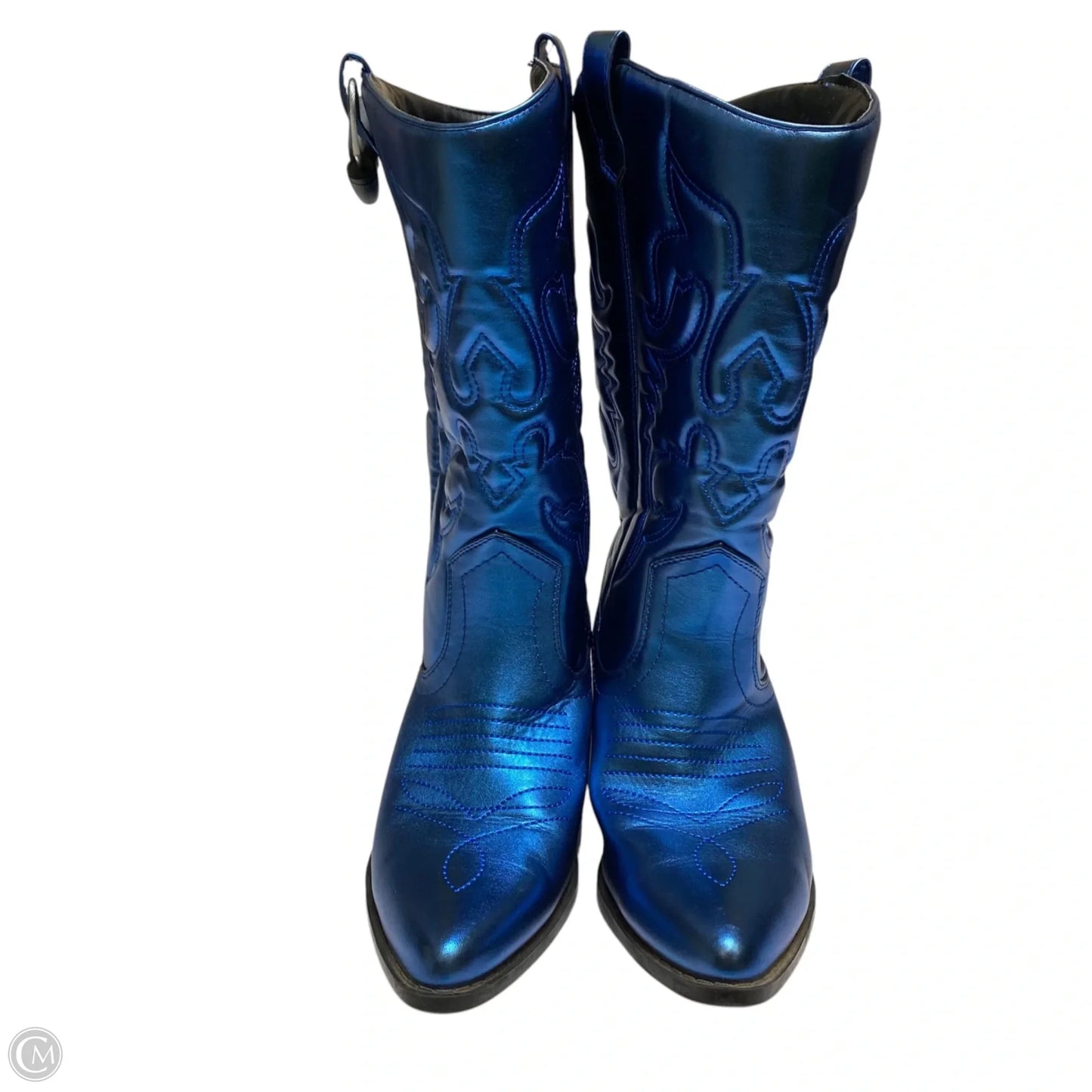 Boots Western By Soda In Blue, Size: 8.5
