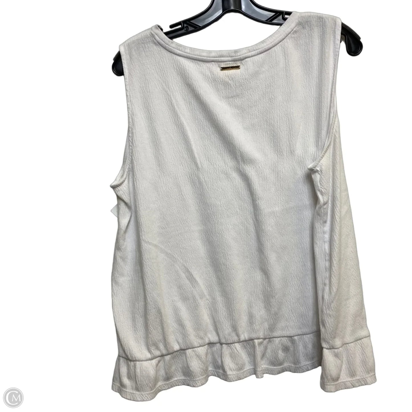 Top Sleeveless By Michael By Michael Kors In White, Size: L