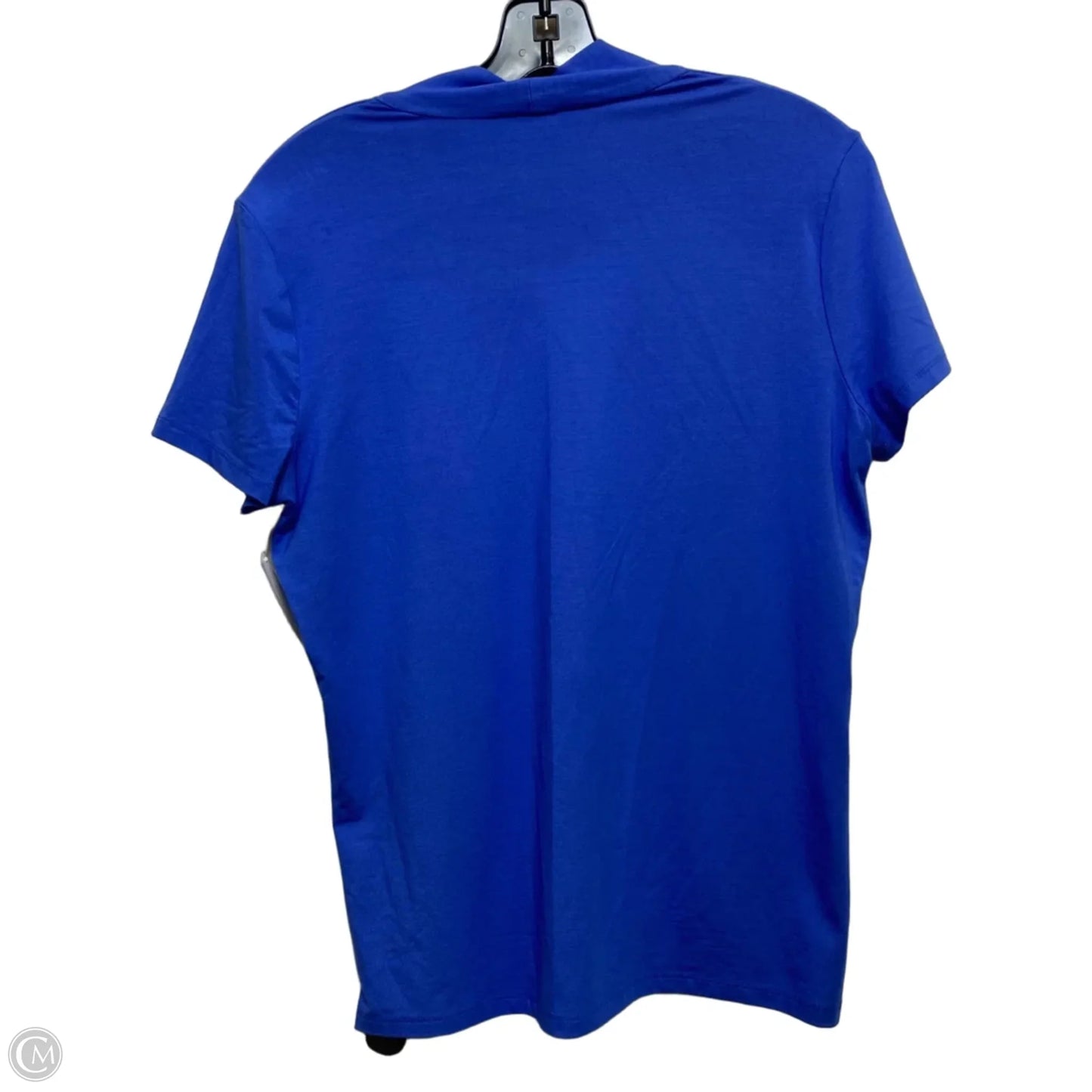 Top Short Sleeve By Talbots In Blue, Size: M