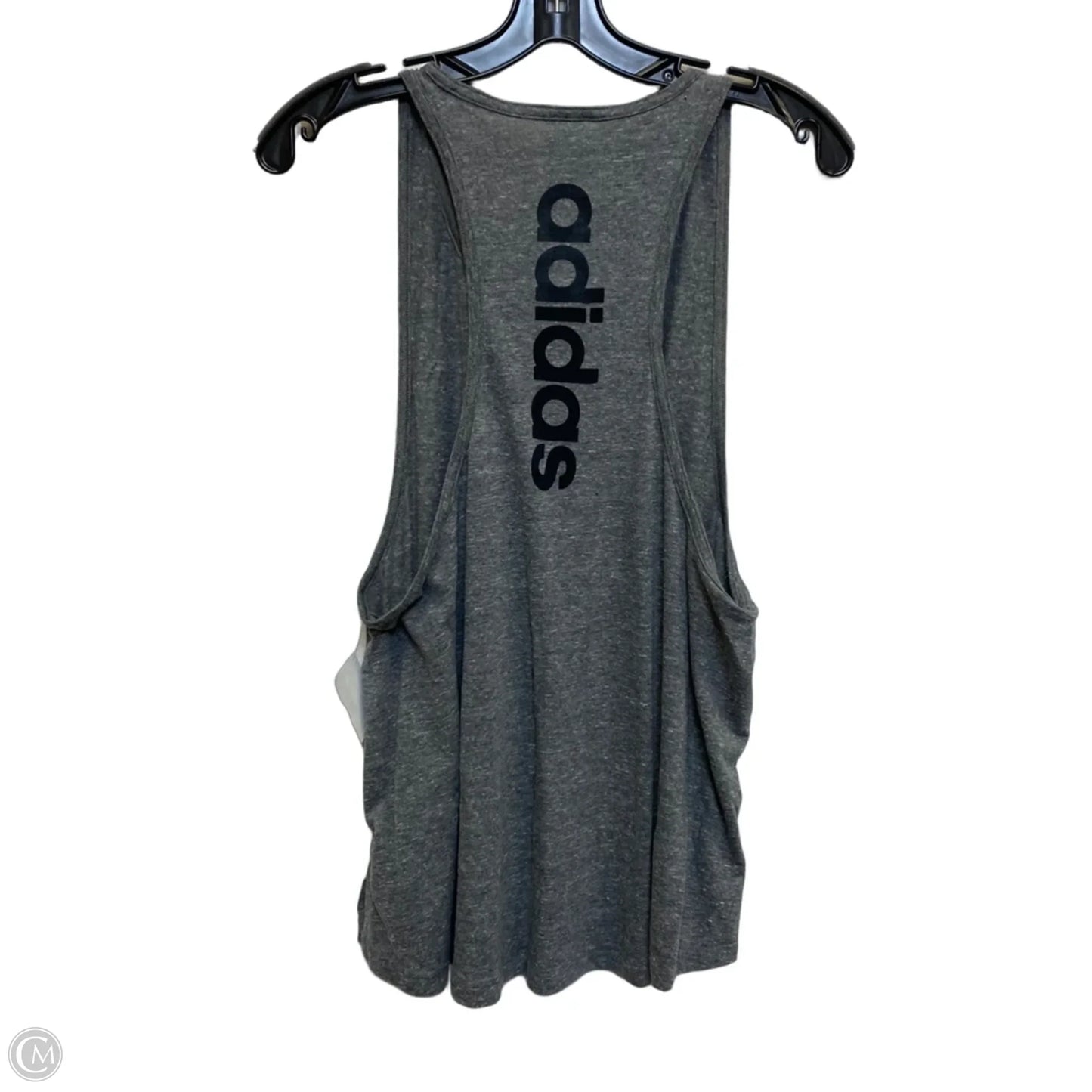Athletic Tank Top By Adidas In Grey, Size: Xl