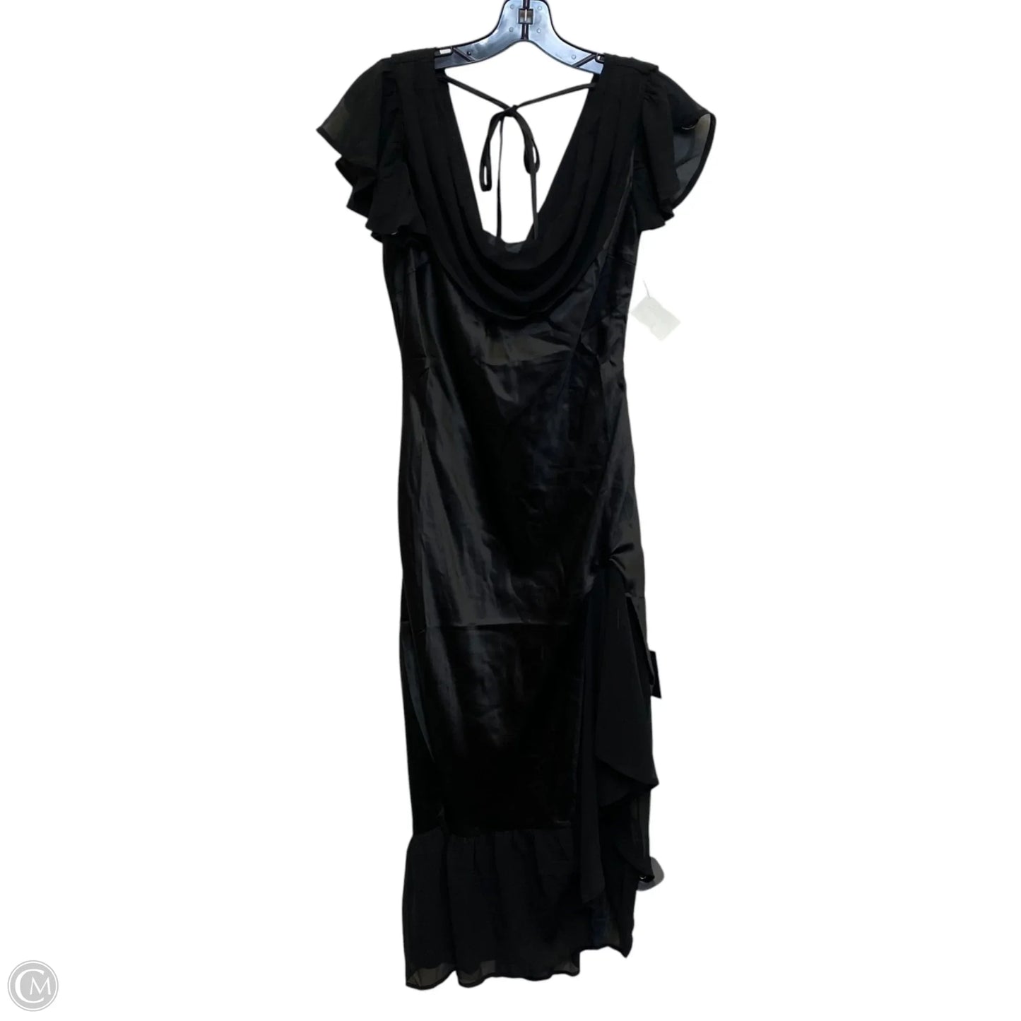 Dress Party Midi By Lulus In Black, Size: M