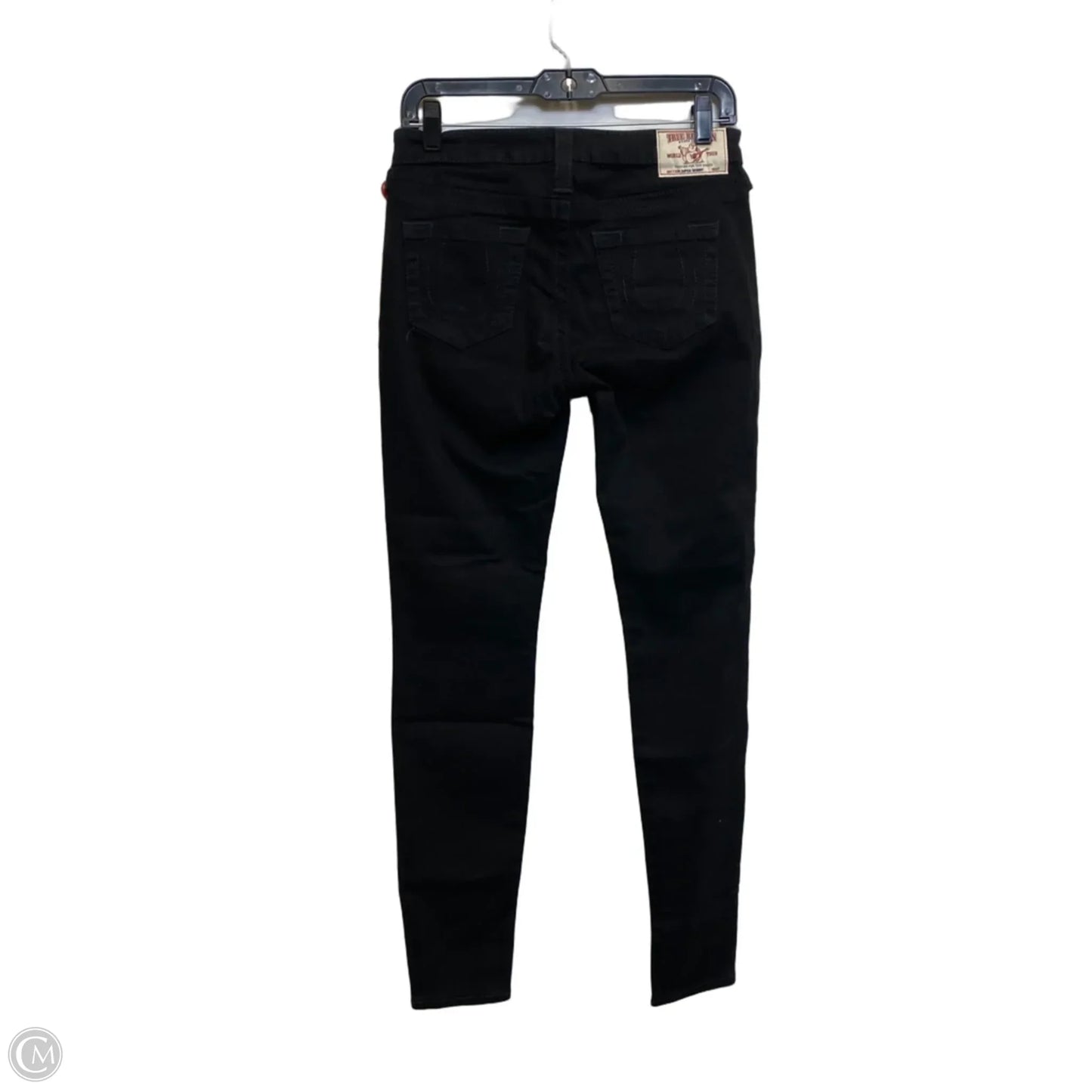 Jeans Designer By True Religion In Black Denim, Size: 6