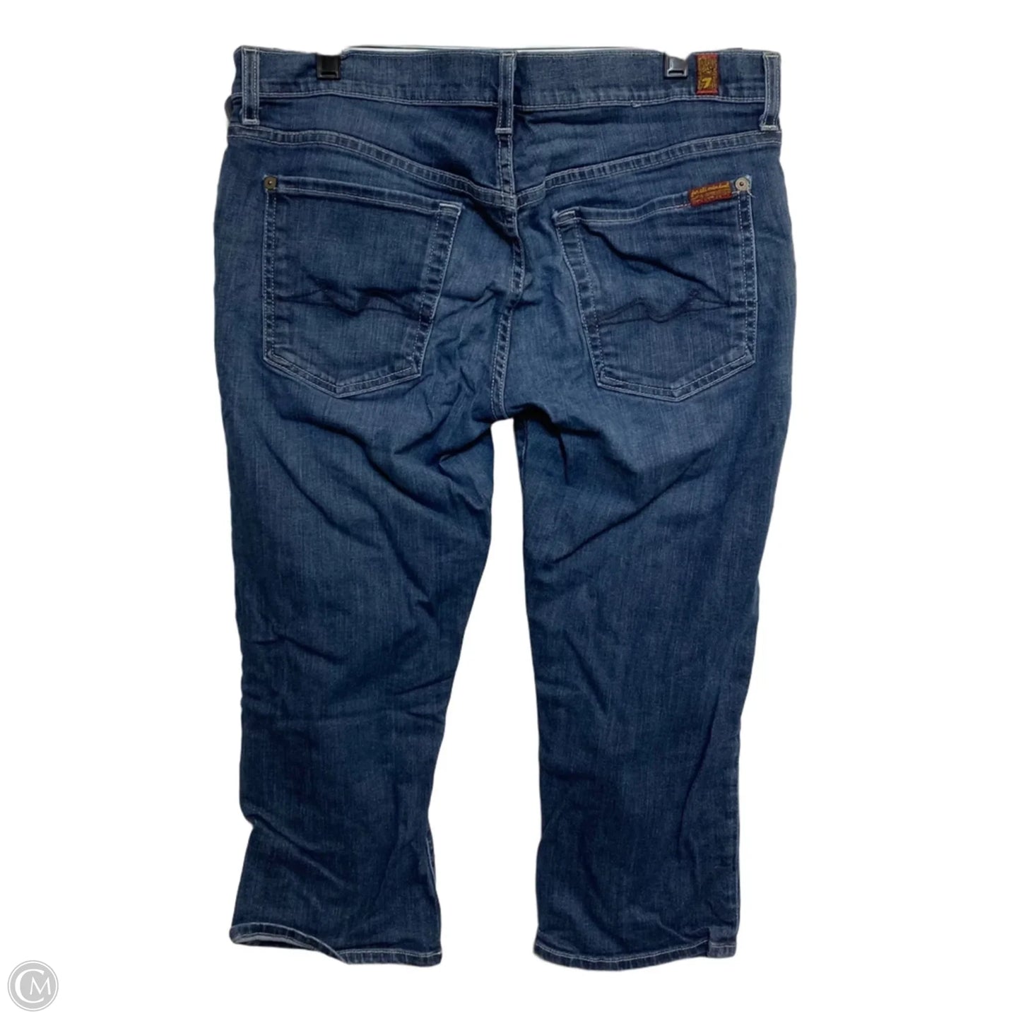 Jeans Designer By 7 For All Mankind In Blue Denim, Size: 8