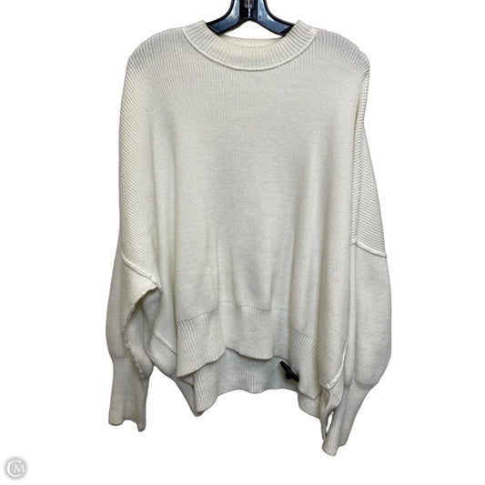 Sweater By Free People In Cream, Size: Xs