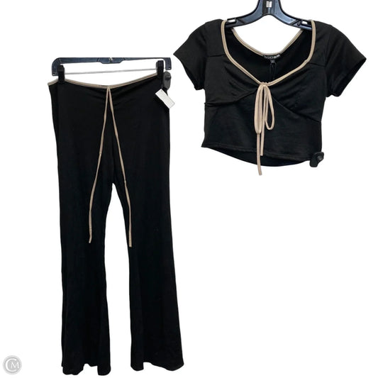 Lounge Set Pants By Fashion Nova In Black, Size: M