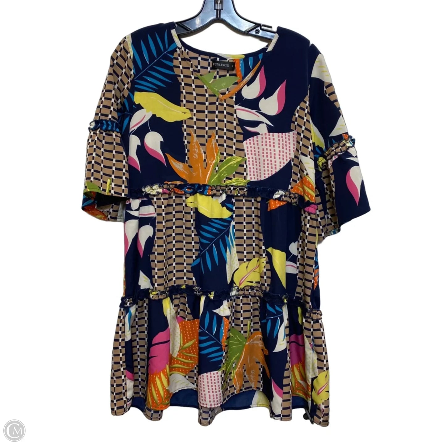 Dress Casual Short By Funlingo In Navy, Size: S