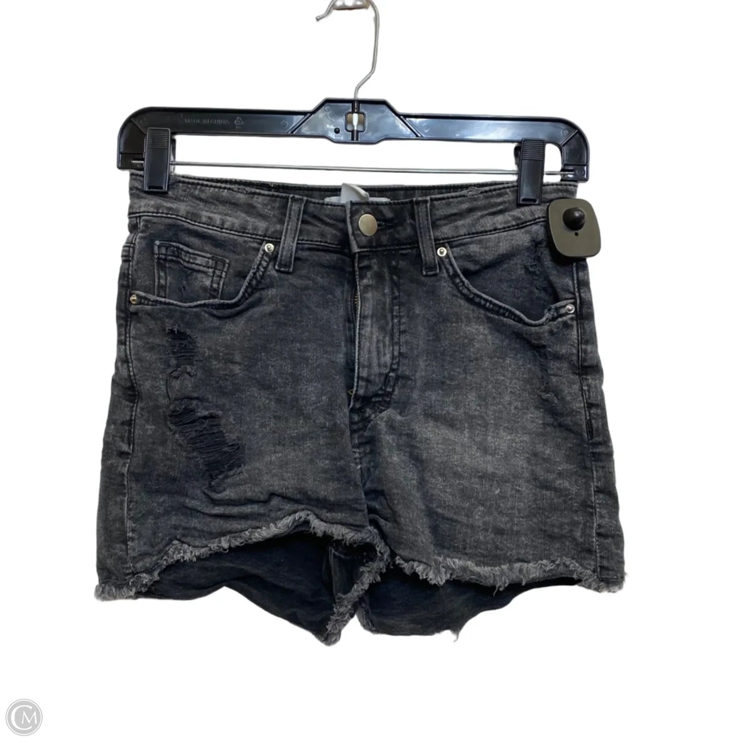 Shorts By H&m In Black Denim, Size: 4