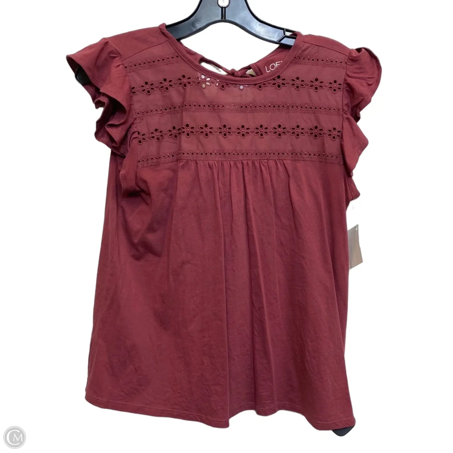 Top Sleeveless By Loft In Red, Size: Xs