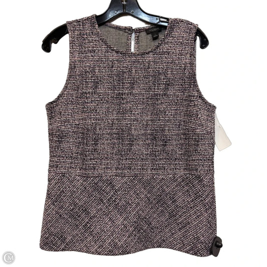 Top Sleeveless By Ann Taylor In Purple, Size: S