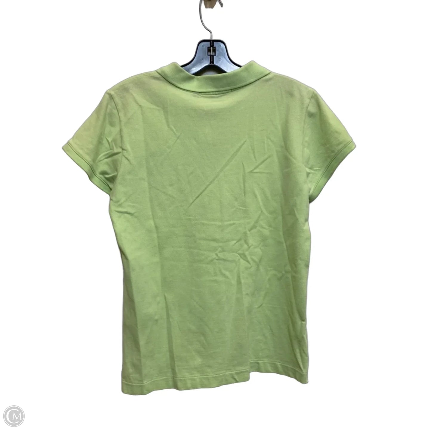 Top Short Sleeve Designer By Vineyard Vines In Green, Size: M