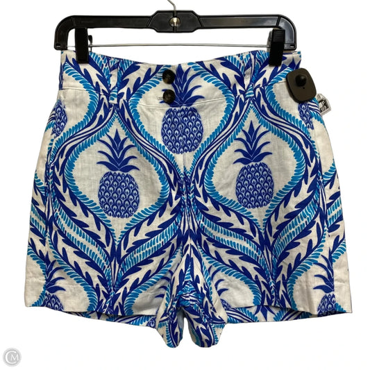 Shorts By Boden In Blue & White, Size: 6