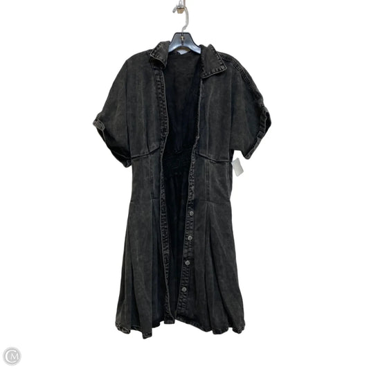 Dress Casual Short By Shein In Black Denim, Size: 2x
