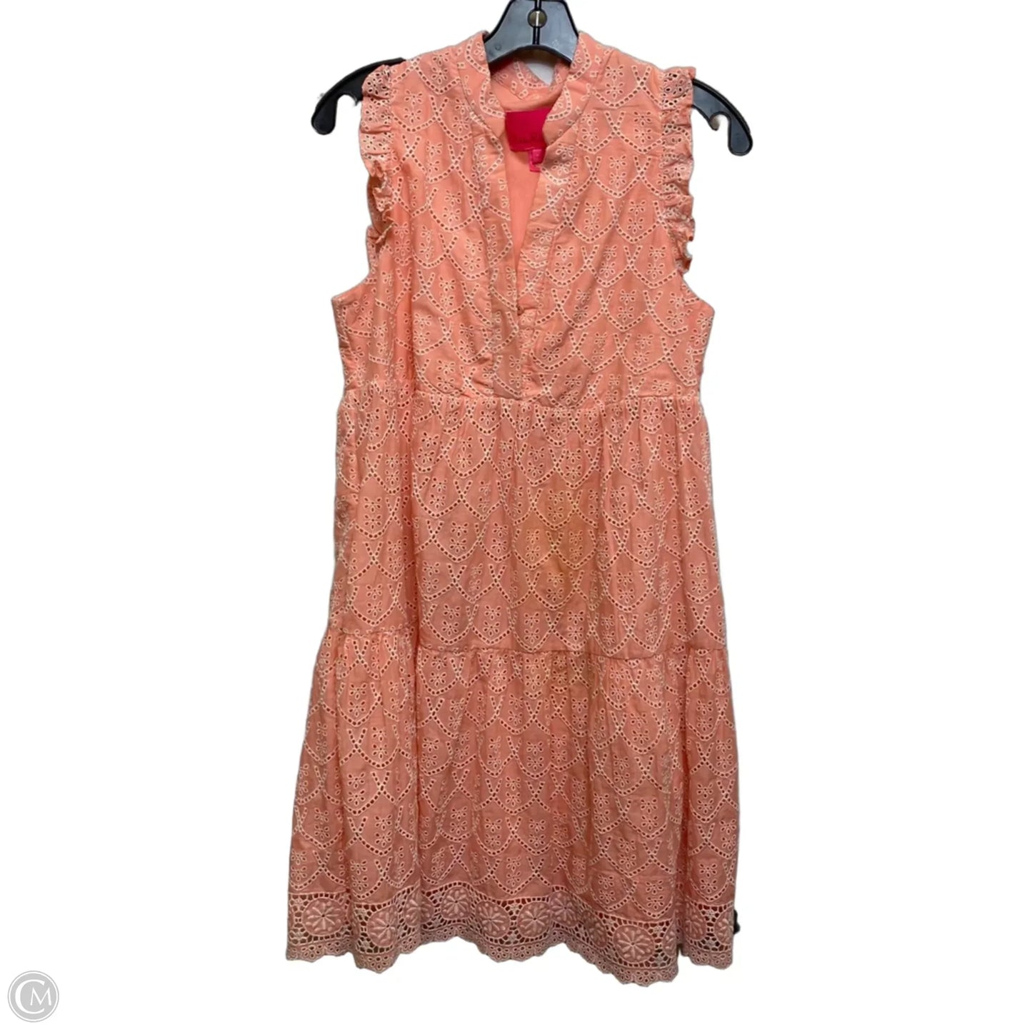 Dress Designer By Lilly Pulitzer In Coral, Size: S