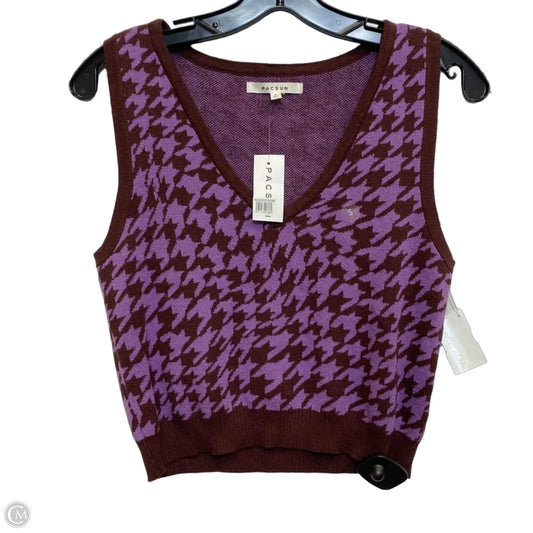 Top Sleeveless By Pacsun In Purple, Size: S