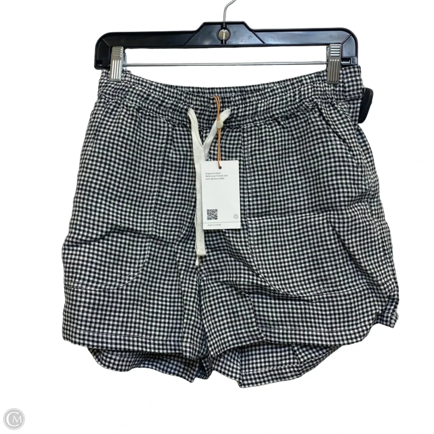 Shorts By Quince In Black & White, Size: M