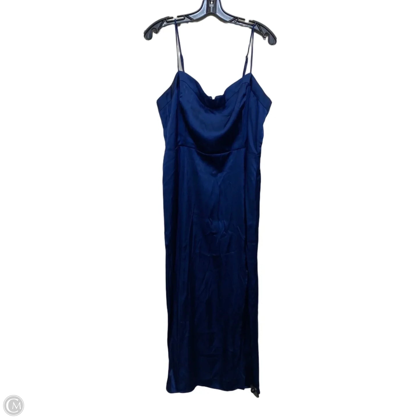 Dress Party Midi By Abercrombie And Fitch In Blue, Size: L