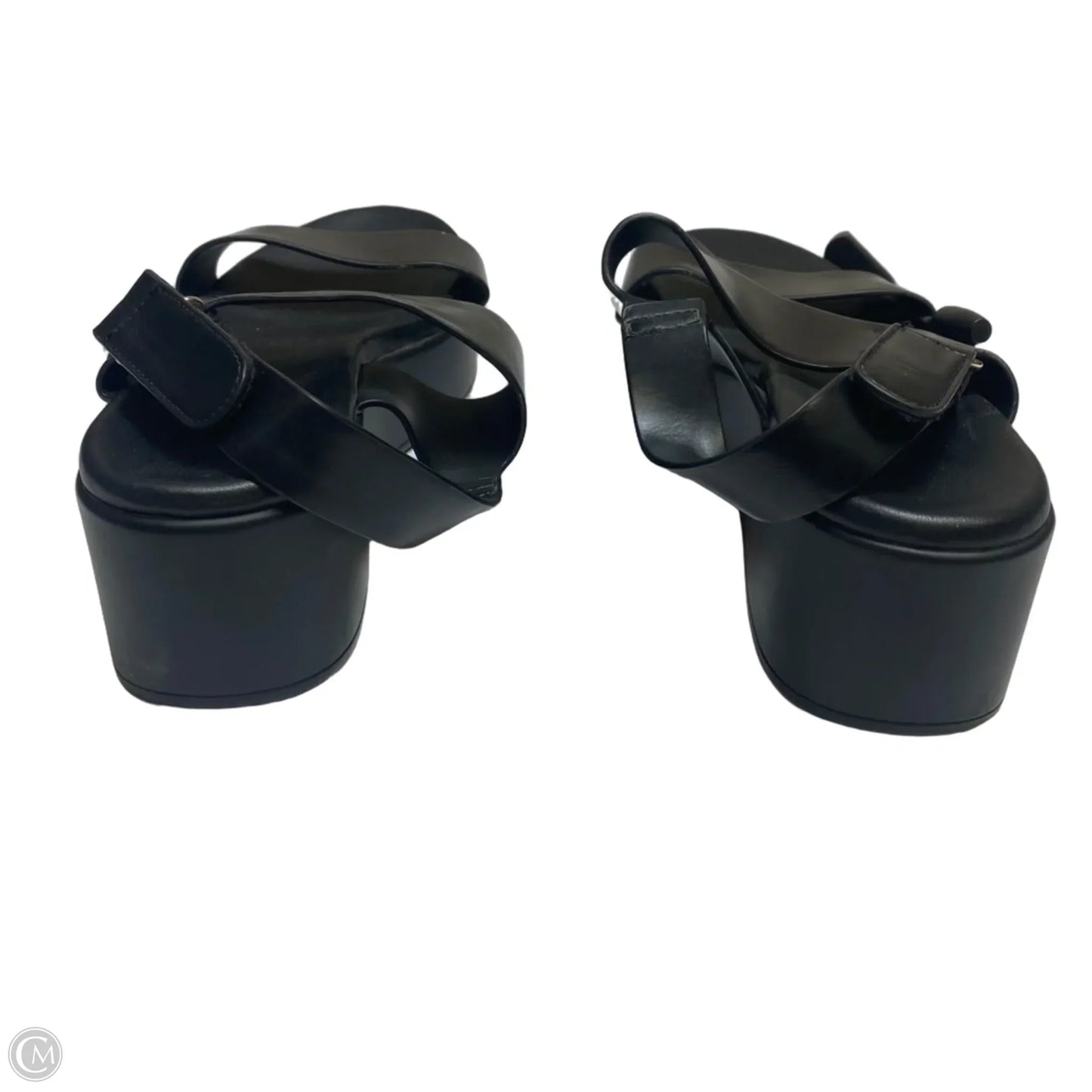 Sandals Heels Platform By Aldo In Black, Size: 8
