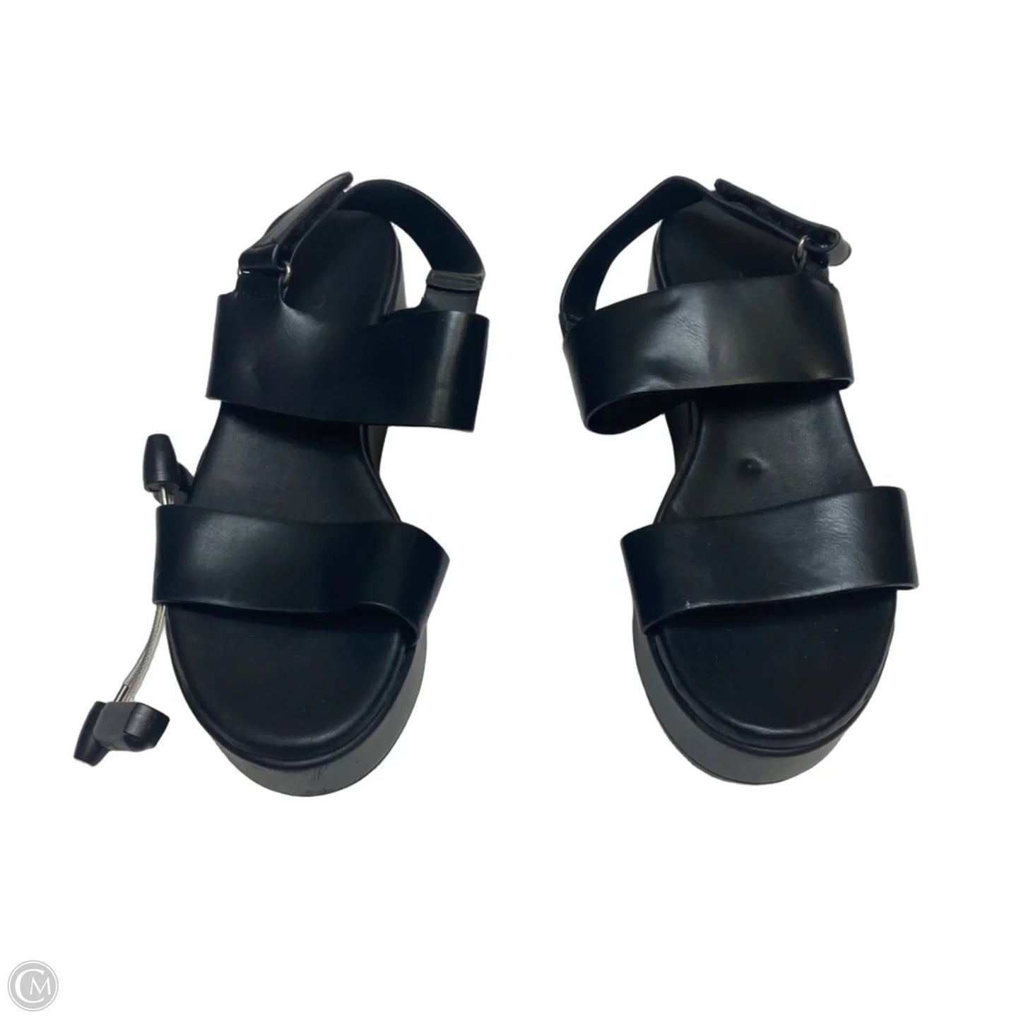 Sandals Heels Platform By Aldo In Black, Size: 8