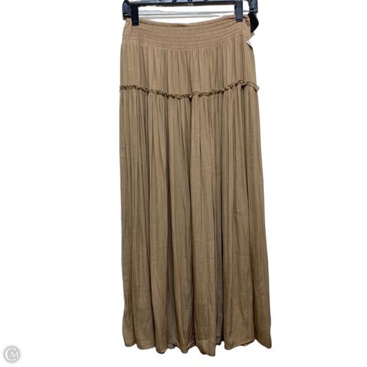 Skirt Maxi By Rachel Zoe In Tan, Size: L