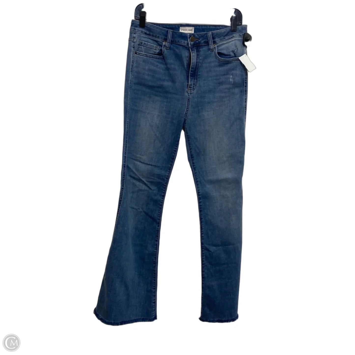 Jeans Flared By Sneak Peek In Camouflage Print, Size: 6
