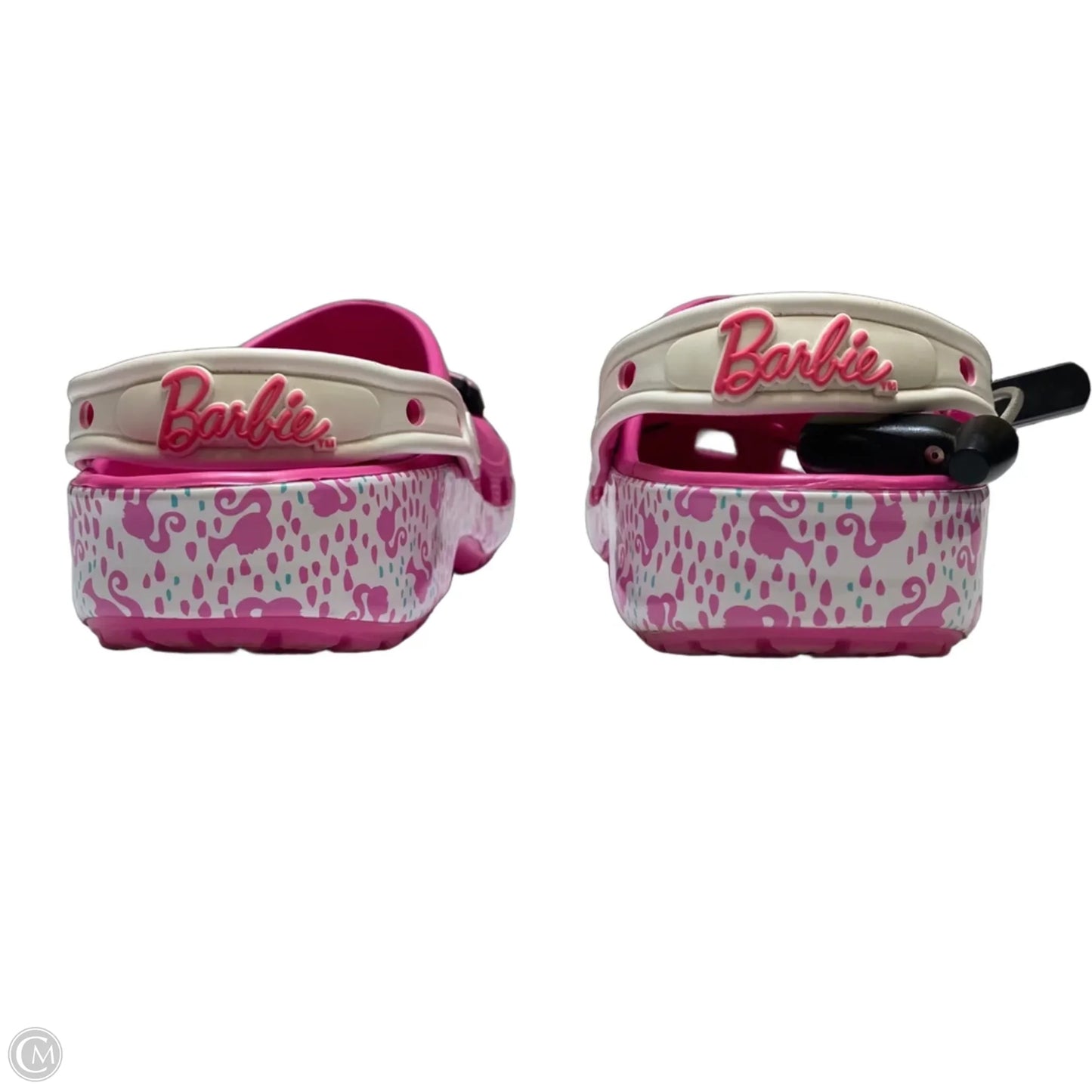 Shoes Flats By Crocs In Pink, Size: 8