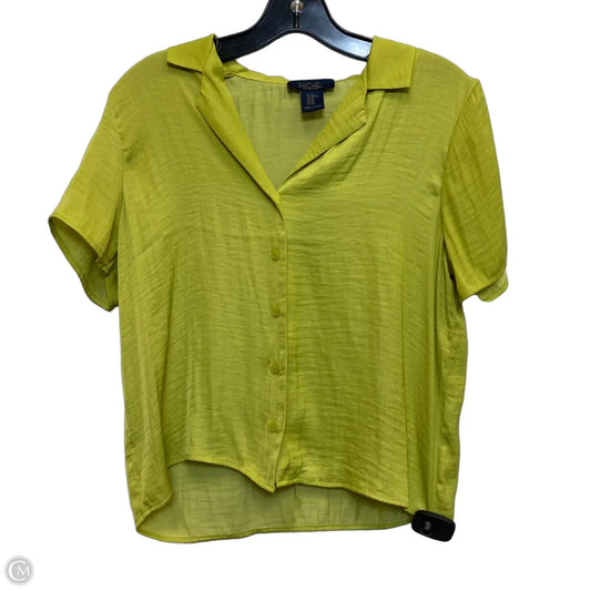 Top Short Sleeve By Rachel Roy In Green, Size: Xs