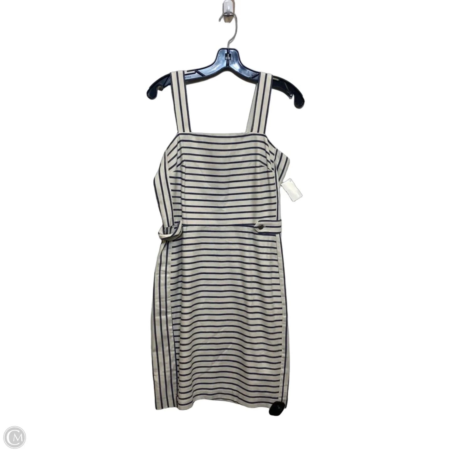 Dress Casual Short By Banana Republic In Blue & Cream, Size: S