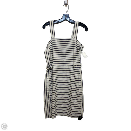 Dress Casual Short By Banana Republic In Blue & Cream, Size: S