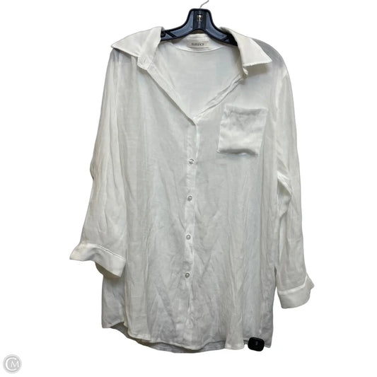 Top Long Sleeve By BSUBSEACH In White, Size: Osfm