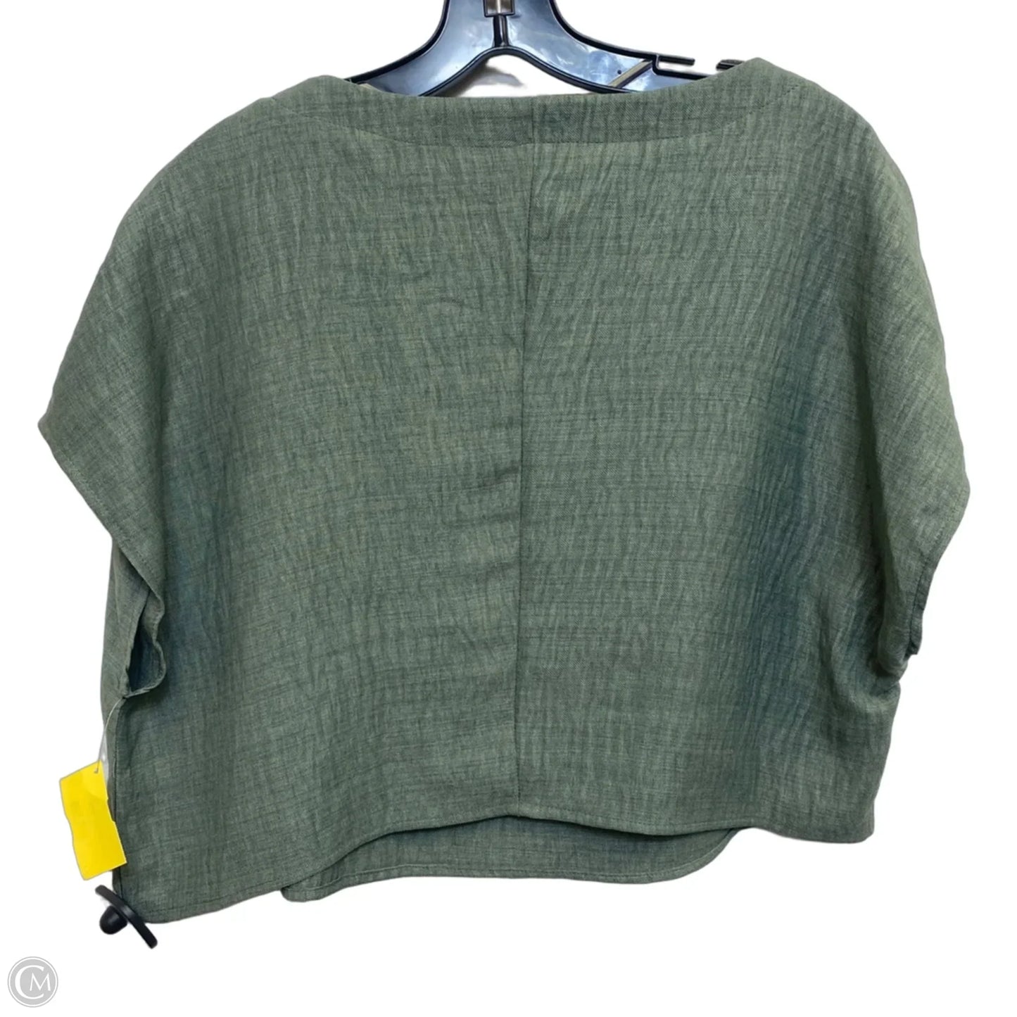 Top Short Sleeve By Shein In Green, Size: L
