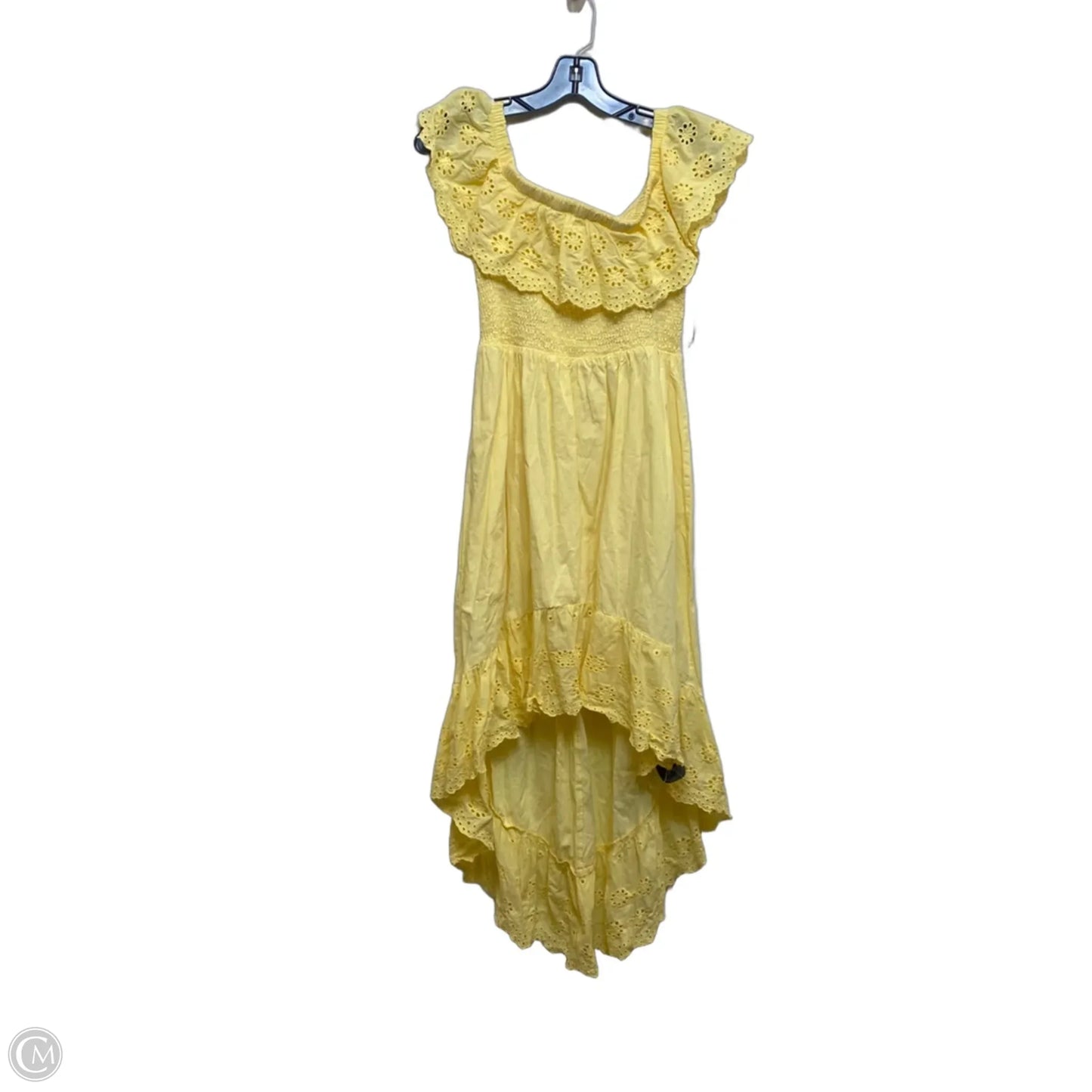 Dress Casual Midi By Hyfve In Yellow, Size: L