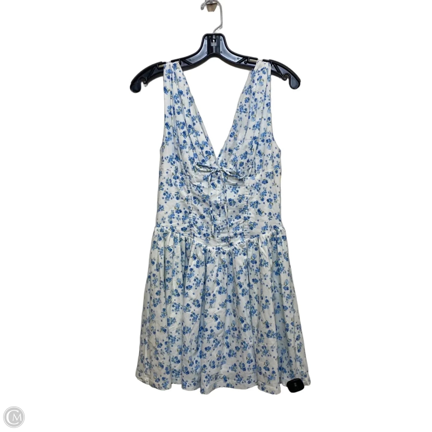 Dress Casual Short By Blashe In Blue & White, Size: S