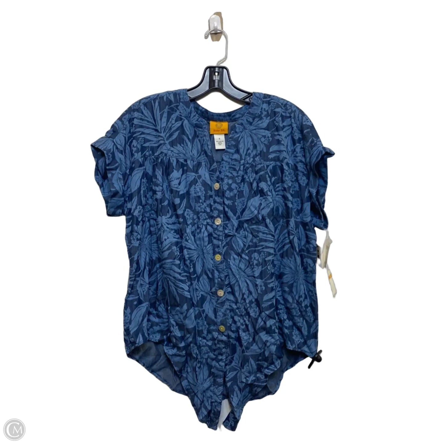 Top Short Sleeve By Ruby Rd In Blue, Size: S