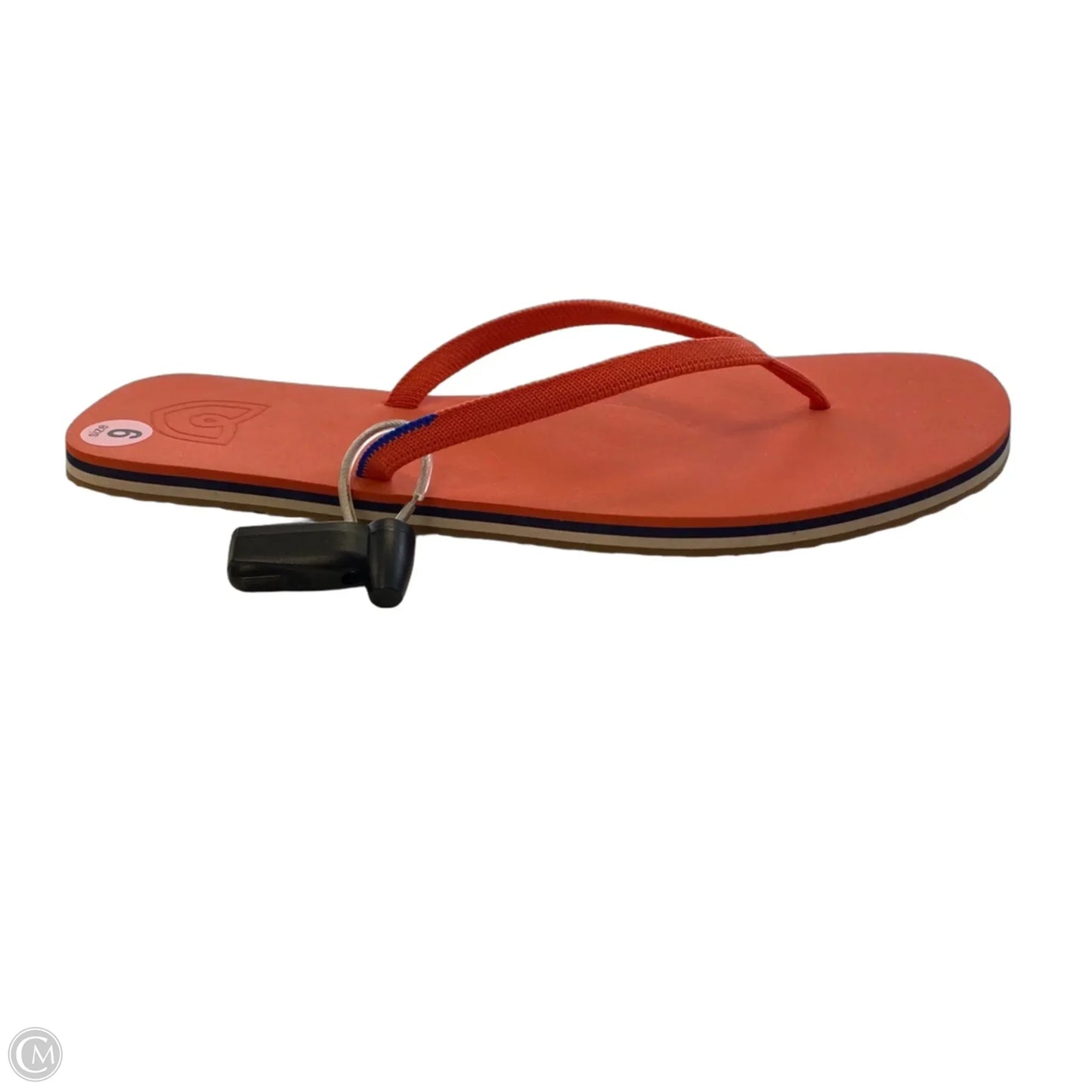 Sandals Designer By Rothys In Orange, Size: 9
