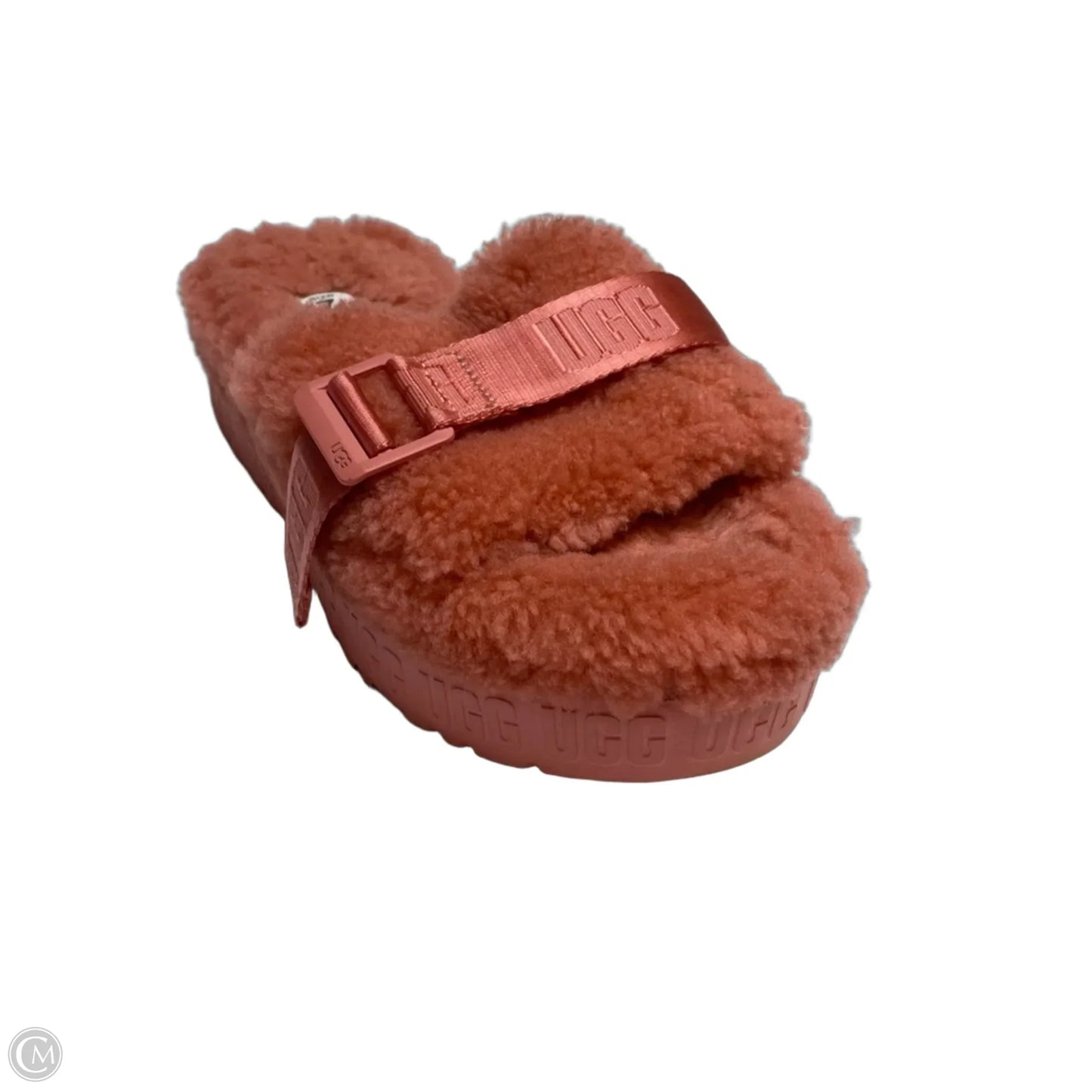 Sandals Designer By Ugg In Pink, Size: 7