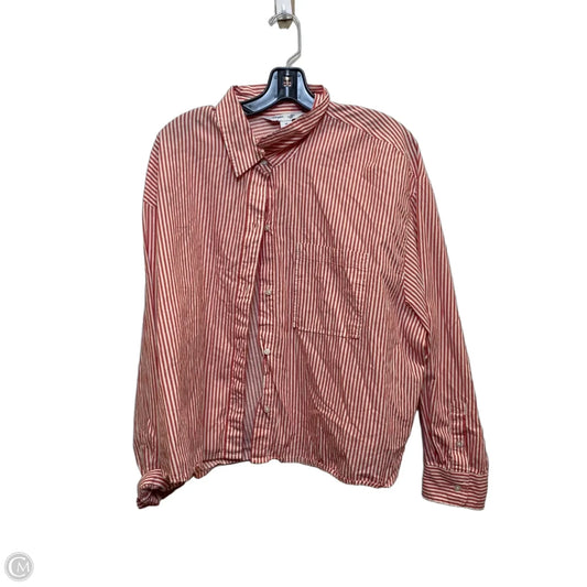 Top Long Sleeve By Old Navy In Orange, Size: 2x