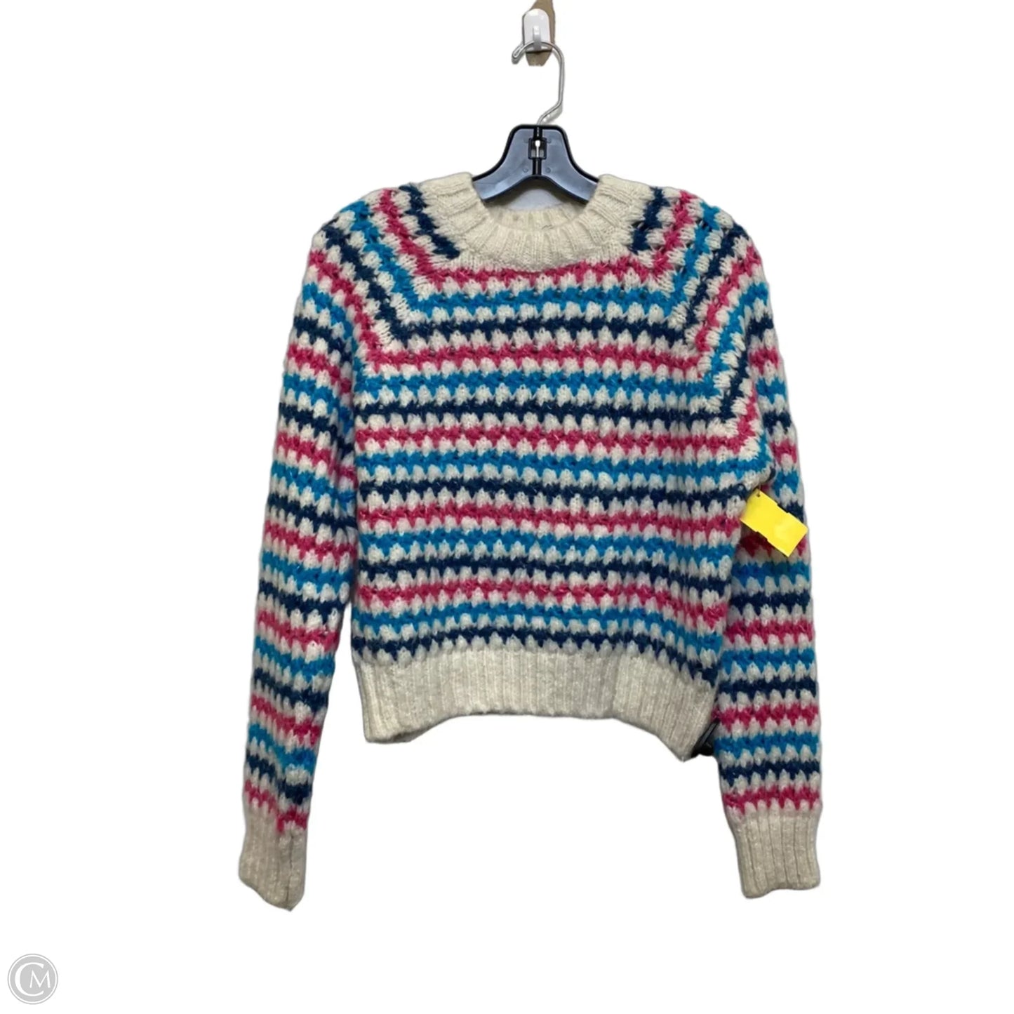 Sweater By Zara In Blue & Pink, Size: S