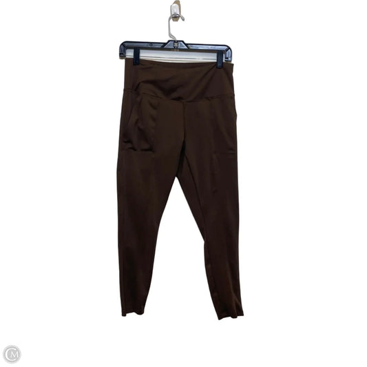 Athletic Leggings By Jockey In Brown, Size: M