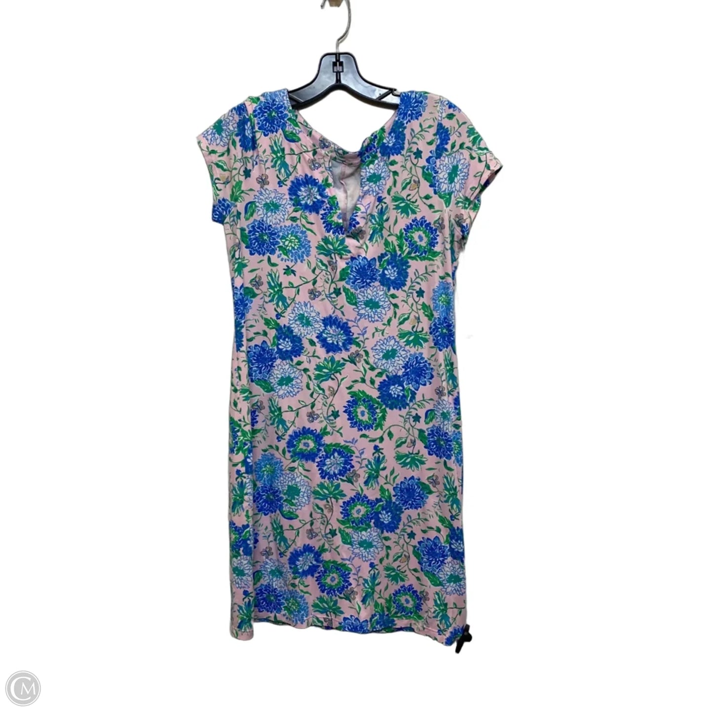 Dress Designer By Lilly Pulitzer In Blue & Pink, Size: M