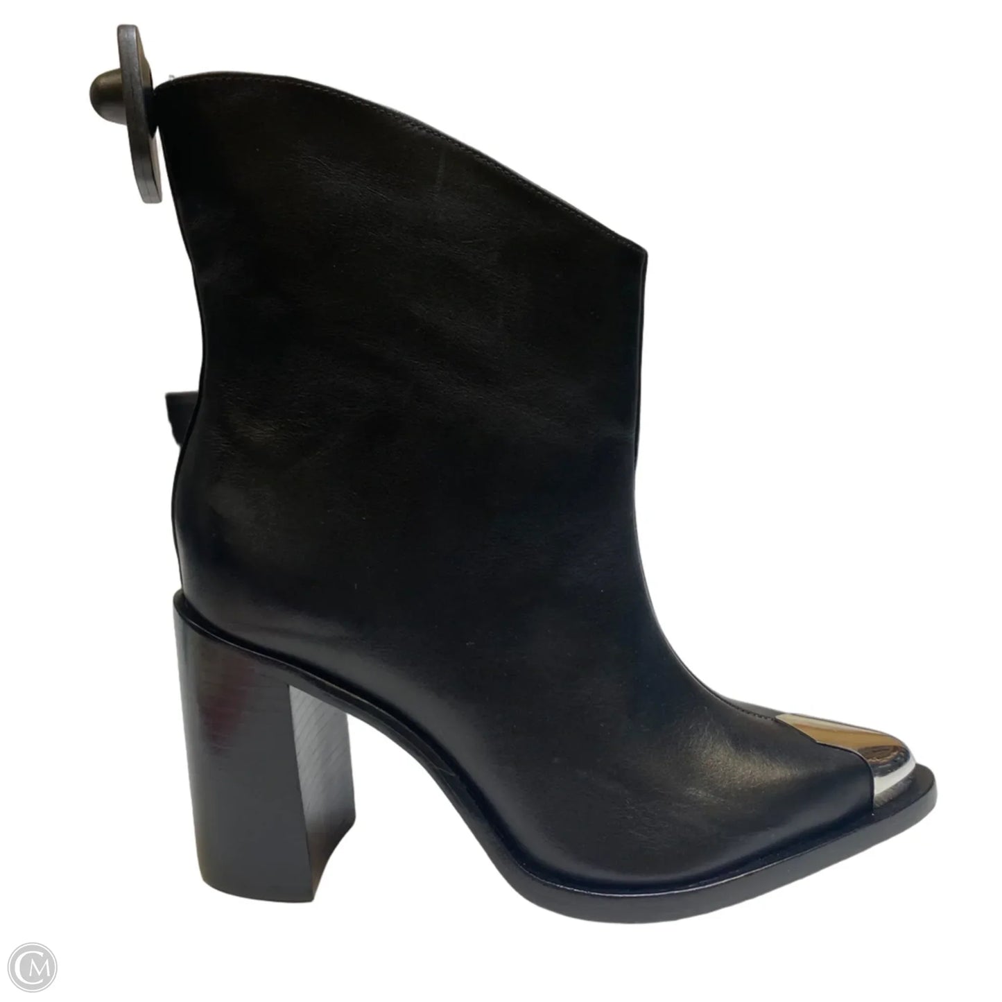 Boots Ankle Heels By Schutz In Black, Size: 7